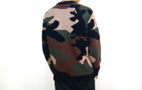 VSCOO Vente à Chaud Style Militaire Laine Manches Longues Col Ras Du Cou Tricoté Pulls Chandails Hommes