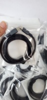 Câbles tressés USB-C vers USB-C en nylon coloré 1M, charge rapide PD 60W 3A, transfert de données haute vitesse pour iPhone 15 16 17, coque en aluminium
