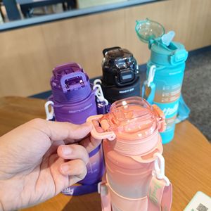 Hello Sports Water Bottle 2L With Strap And Time Markings For Outdoor Use - Product Image 4