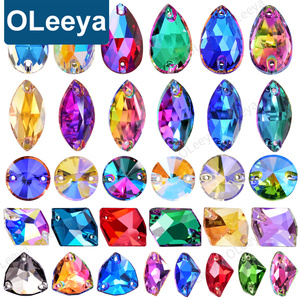 Offre Spéciale meilleurs cristaux Xirius en verre 5A 8 grands 8 petits ronds coudre sur des strass coudre des pierres précieuses robes utilisées - Product Image 2