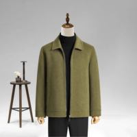 Manteau d'hiver pour homme en laine sur mesure, style trench-coat, vente en gros
