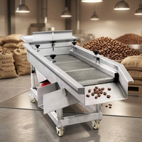 Nouvelle machine de tamisage vibratoire linéaire électrique compacte en acier inoxydable pour la fabrication de graines de melon et de sésame en usine