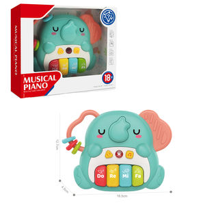 <span class=keywords><strong>Clavier</strong></span> d'orgue électronique AiJH, jouet éducatif pour bébé, entraînement des doigts, apprentissage musical, cadeau, piano musical en forme d'éléphant, jouets musicaux - Product Image 6