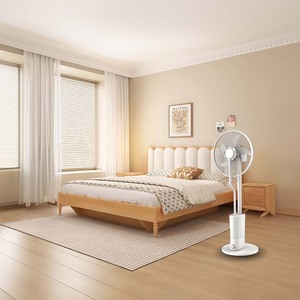 16 inch thiết kế mới làm mát không khí có thể sạc lại phun sương <span class=keywords><strong>Fan</strong></span> hẹn giờ chức năng điện Quạt đứng với năng lượng mặt trời bảng điều khiển - Product Image 6
