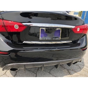 Aileron arrière en fibre de carbone de style américain, diffuseur de pare-chocs pour Infiniti Q50s 2015+ - Product Image 3