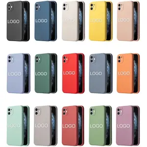 Capa de celular personalizada fosca, acessórios engraçados para telefone celular de silicone de marca de luxo para iphone 11 12 13 14 pro