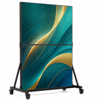 Afficheur LED pliable P2.5 pour utilisation en intérieur, fonctionnement 24/7, haute stabilité, dissipation thermique, luminosité 1200 cd, CMS intégré/Cloud