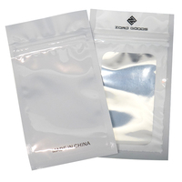 Sac d'emballage électronique en plastique à fermeture éclair personnalisé avec logo et fenêtre sac scellé d'emballage d'accessoires de câble