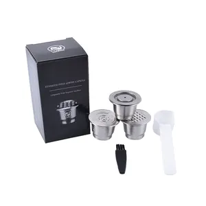 High Quality Metal Coffee Compatible Reusable Stainless Steel Coffee Capsule