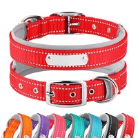 Beirui Wholesale <strong>Best</strong> Seller Soft Comfortable Padded Personalized Name Tag <strong>Reflective</strong> Durable Nylon Pet <strong>Dog</strong> Product <strong>Collar</strong>