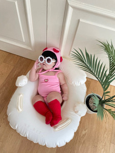 Ensemble <span class=keywords><strong>de</strong></span> maillots <span class=keywords><strong>de</strong></span> <span class=keywords><strong>bain</strong></span> une pièce et deux pièces pour bébé, style coréen, séchage rapide, en polyester avec étiquette au col, collection été 26 - Product Image 3