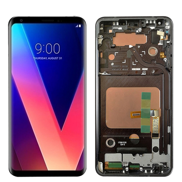 OEM Assembly for V20/V30/V40/V50/V60 LCD Replacement Screen & Digitizer with 1 Year Warranty-Dual Screen LCD for Thinq