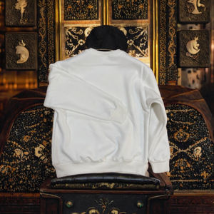 Winter 100% Cotton Oversized Fleece Waterproof Cartoon Pattern Lined <b>Sweatshirt</b> OEM Custom Print Logo <b>Vintage</b> Crewneck Men - Product Image 3