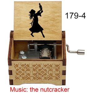 Vente en gros de la boîte à <span class=keywords><strong>musique</strong></span> miniature en bois <span class=keywords><strong>Casse</strong></span>-<span class=keywords><strong>Noisette</strong></span>, mouvement à manivelle, célèbre ballet BGM, cadeau de Noël, cadeau d'anniversaire - Product Image 4