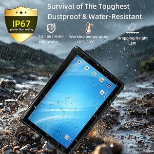 Nuovo Tablet Robusto Android 13 con Display HD da 10.1 Pollici, PC Industriale IP67 Impermeabile, Scanner di Codici a Barre, Batteria da 10000mAh, GPS, NFC, WiFi - Product Image 4