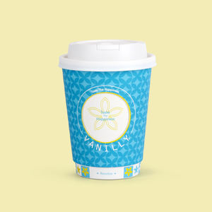 Vaso de Papel Desechable de Doble Pared con Ventana Giratoria y Logotipo Personalizado, Diseño Interactivo con Patrón Revelable, para Café y Panadería - Product Image 6