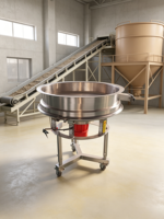 Machine de criblage et de tri haute fréquence à moteur vibrant pour le sable, le minerai, le charbon et la pierre, en acier inoxydable, pour l'industrie minière