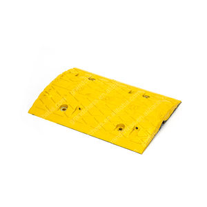 Grandchess 500*350*50mm रबर काला पीला यातायात सड़क टक्कर गति ब्रेकर बिक्री के लिए कूबड़ - Product Image 2