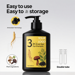 Arraincosm Dropshipping Wholesale Natural Instant <b>Hair</b> <b>Dye</b> Cream 500ml Herbal Ginger Permanent <b>Black</b> for Women <b>Men</b> Cosmetic <b>Hair</b> - Product Image 2