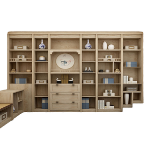 Libreria Vintage su Misura, Ecologica, Grande Capacità, Arredamento Moderno per Soggiorno, Scaffale Espositivo - Product Image 1