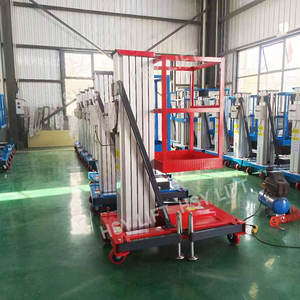 6m 8m 9m 10m 12m हवाई कामकाजी व्यक्तिगत लिफ्ट इलेक्ट्रिक लिफ्टिंग ऊर्ध्वाधर एकल माकास्ट एल्यूमीनियम मिश्र धातु आदमी लिफ्ट मंच - Product Image 2