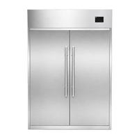 Armoire de stérilisation à l'ozone en acier inoxydable 304, armoire de désinfection commerciale à double porte vitrée pour la transformation alimentaire