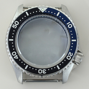 ตัวเรือน<span class=keywords><strong>นาฬิกา</strong></span>เหล็กสีเงินขนาด 42.5 มม. รุ่น SKX กระจกแซฟไฟร์ สำหรับกลไก <span class=keywords><strong>Seiko</strong></span> NH34 NH35 NH36 NH38 พร้อมวงแหวนบอกเวลา หน้าปัดนาฬิกาขนาด 28.5 มม. - Product Image 1