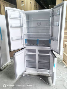 ตู้เย็นด้านข้างสีขาวอินเวอร์เตอร์220V 4ประตู650L ตู้เย็นในตัวประหยัดพลังงานน้ำค้างแข็งฟรีความจุขนาดใหญ่ที่เงียบสงบ - Product Image 3