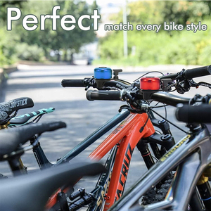 Alarme de sécurité pour vélo de montagne en aluminium, sonnette pour guidon de vélo, accessoires de cyclisme - Product Image 2