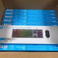 Home Keyboard Mouse KM300F Combo Desktop Laptop Gaming Office for HP Wired Tibetan Antelope Plus Set LED Waterproof USB Notebook