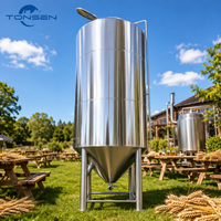 Cuve de mélange de bière Tonsen de haute qualité 500L 1000L 2000L 5000L en acier inoxydable avec agitateur