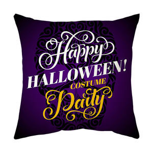 Halloween Throw Pillow Square Washable Decorative <b>Cushion</b> <b>For</b> Living Room Home Decor Spooky Pillowcase - Product Image 2