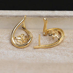 Boucles d'oreilles pendantes en argent Wenchi S925 avec perles de 7 à 13 mm, modèle 15825, accessoires à pampilles avec plateau, bijoux tendance, Chine - Product Image 3