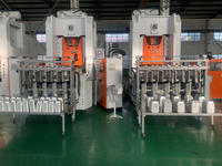 Ligne de production automatique de contenants ronds en aluminium à 2 cavités LK-T80