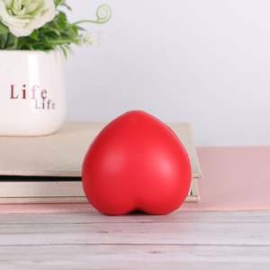 Custom Promotional Heart Shape PU Stress <b>Ball</b> with Logo Imprint 7*7*5cm Unisex - Product Image 6