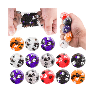 Pelotas Antiestrés de TPR con Agua para Halloween, Juguete para Aliviar el Estrés para Niños y Niñas - Product Image 1