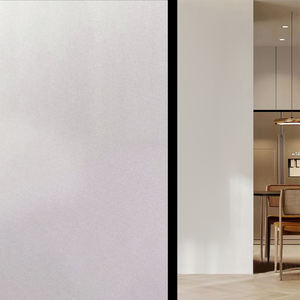 Film décoratif auto-adhésif en PVC dépoli blanc effet grain de sable, isolant thermique, moderne, pour bureau à domicile FANNA FANNA T-01 - Product Image 2