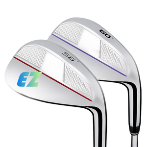 Ensemble de cales de sable de golf pour hommes et femmes, main gauche/droite, 50 52 54 56 58 60 62 64 degrés en acier inoxydable avec poignées en caoutchouc - Product Image 1