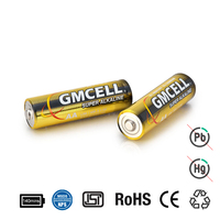 Baterai Alkaline 1.5V AA/AAA LR6/LR03 Langsung dari Pabrik, Baterai Kering 1.5V untuk Mainan dan Elektronik Konsumen, Remote Control