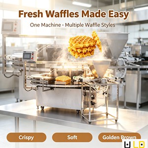 Machine à gaufres linéaire 2000W, chauffage électrique réglable, formes personnalisables pour <span class=keywords><strong>boulangerie</strong></span>, magasin alimentaire, cantine, école - Product Image 3
