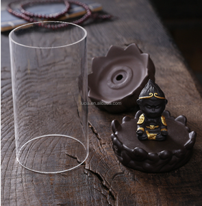 Quemador de incienso de reflujo de cerámica, soporte de incienso de cascada con figurita de <span class=keywords><strong>mono</strong></span> en <span class=keywords><strong>el</strong></span> interior, gran oferta - Product Image 3