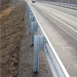 Hot DIP Galvanized Steel Metal W Beam Highway Guardrail Crash Barrier For Australia