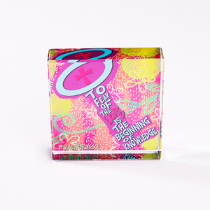 Wholesale Factory Cheaper Crafts the Holy <strong>Bible</strong> Color <strong>Printing</strong> Custom Crystal Glass Paperweight - Product Image 1