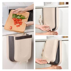 Latas Puerta Cajón Colgante <span class=keywords><strong>Cubo</strong></span> de <span class=keywords><strong>basura</strong></span> plegable Gabinete de mano <span class=keywords><strong>Cubo</strong></span> de <span class=keywords><strong>basura</strong></span> montado en la pared portátil para <span class=keywords><strong>Cocina</strong></span> - Product Image 2