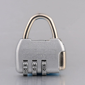 Candado de Combinación Jinhao de Aleación de Zinc, Rectangular, con Grillete de 4 mm, para Uso en Obras de Construcción - Product Image 1