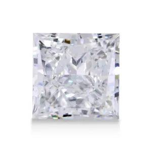 Cadermay HPHT Lab Diamond Princess Cut White Square Modified Brilliant Cut 0.520ct D Color VS1 Laboratory Grown Diamond