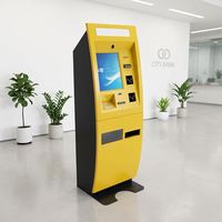 Borne de change de devises libre-service autonome, terminal de paiement ATM pour espèces et pièces, lecteur de codes-barres, SDK, fabricant OEM