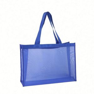 Bolsa de Mano de Malla para Mujer con Logotipo Personalizado al por Mayor, Bolsa de Compras, Bolsa de Playa - Product Image 2