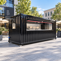 Dapur Kontainer Modular 20ft/40ft, Bar Kontainer, Stan Makanan Cepat Saji, Toko Burger & Sandwich, Restoran Dapur Bergerak Prefab