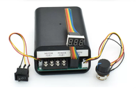 Pengontrol Kecepatan Motor PWM Tampilan Tachometer Digital Pengontrol Motor DC 2-Kabel Sakelar Maju/Mundur Dua Arah 60A 55V